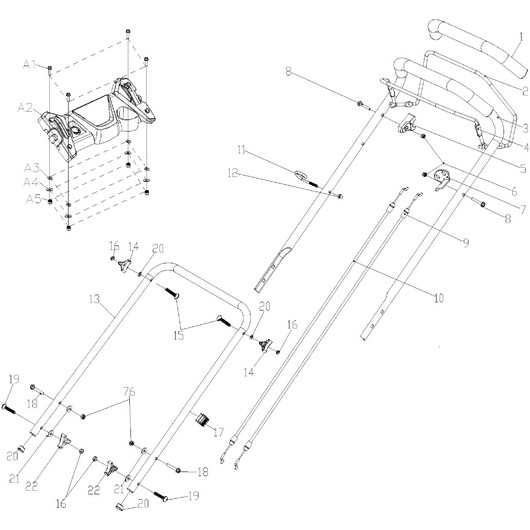 Рукоятка управления Champion LM5345BS